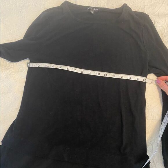 J. Crew Mercantile size Small Viscose Blend Black Business Casual Capsule Top - Picture 5 of 7